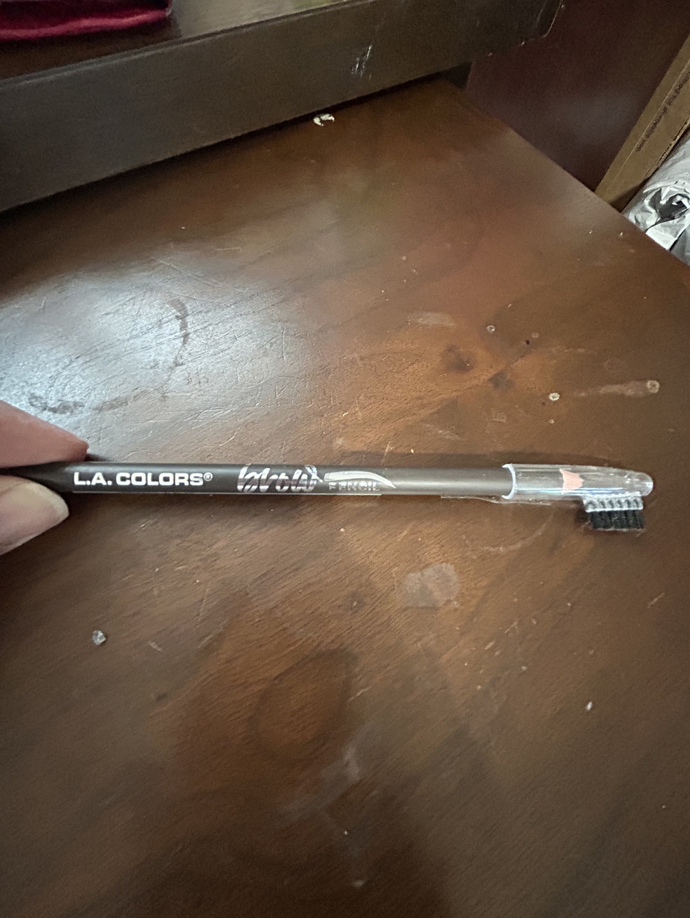 L.A. COLORS Waterproof Eyebrow Pencil with Brush - Brown